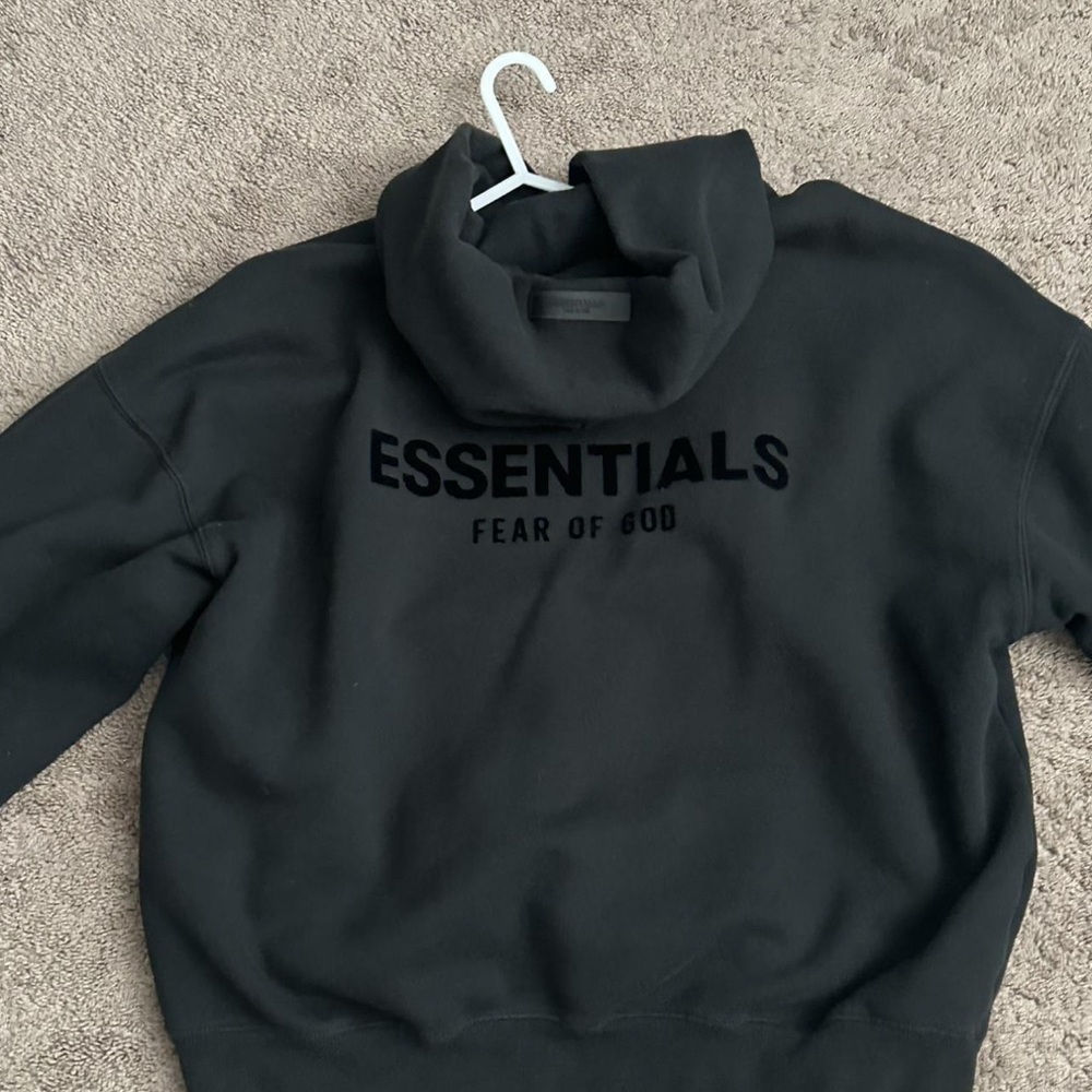 Fear of God Essentials Black Hoodie